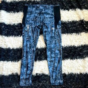 New Balance NYC Marathon Print Leggings, Large